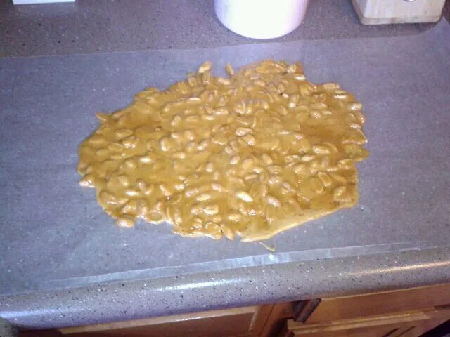 homemade peanut brittle! made in the microwave dont need a candy thermometer!|victoriaさん