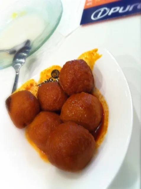 Snapdishの料理写真:Curry fishball|laumeikuanさん