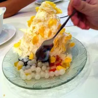 Snapdishの料理写真:Durian snow ice