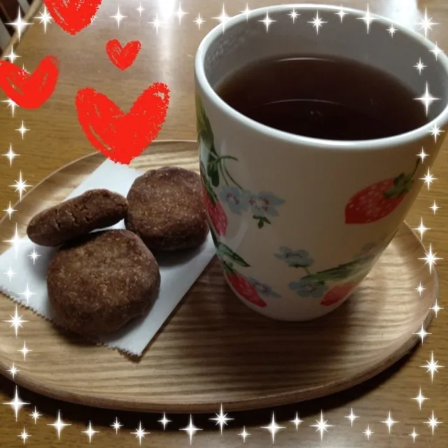 カントリーマアム風あんこクッキー焼いてみました☆|まゆ☆さん