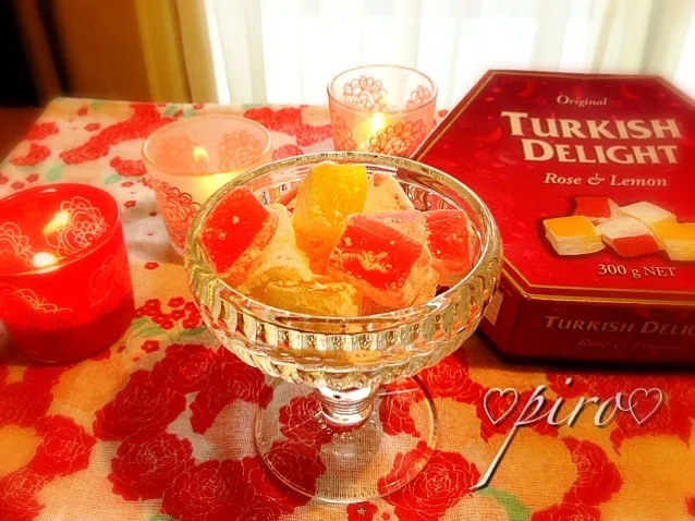 Snapdishの料理写真:🌏世界のお菓子 トルコ  ターキッシュ・ディライト Turkish Delight|ピロさん