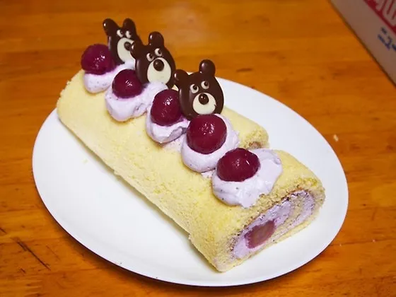 ぶどうのロールケーキ|ゆっこさん