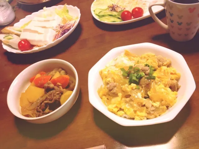 肉じゃが♡トロトロ親子丼|ゆりくんさん