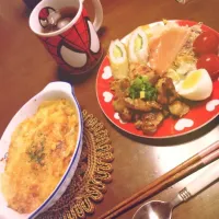 Snapdishの料理写真:特製グラタン♡とりマヨポン酢|ゆりくんさん