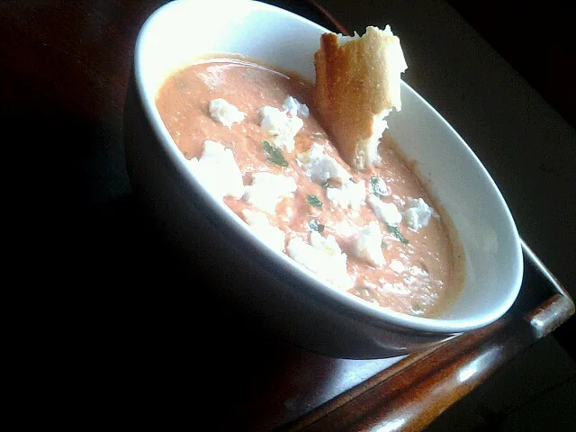 gazpacho with chevre|tatiana sabinさん