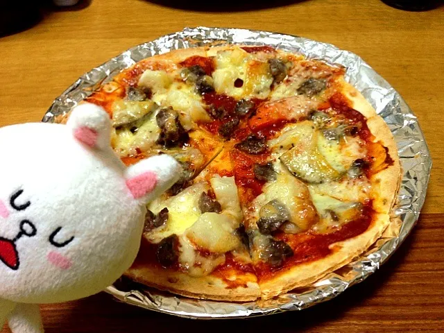 ポテトとローストビーフのピッツァ|taketakeさん