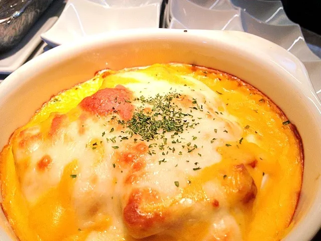 完熟栗かぼちゃのクリーミーグラタン|さおりさん