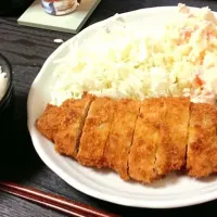 とんかつ＆ポテトサラダ|福部陽子さん