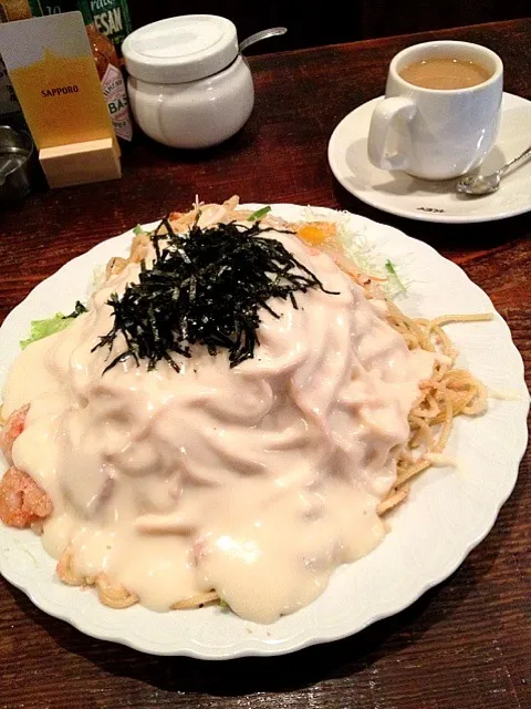 Snapdishの料理写真:明太子クリームパスタ|chie_oさん