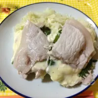 Snapdishの料理写真:豚肉の青じそチーズ蒸し♪|エソラ♪さん