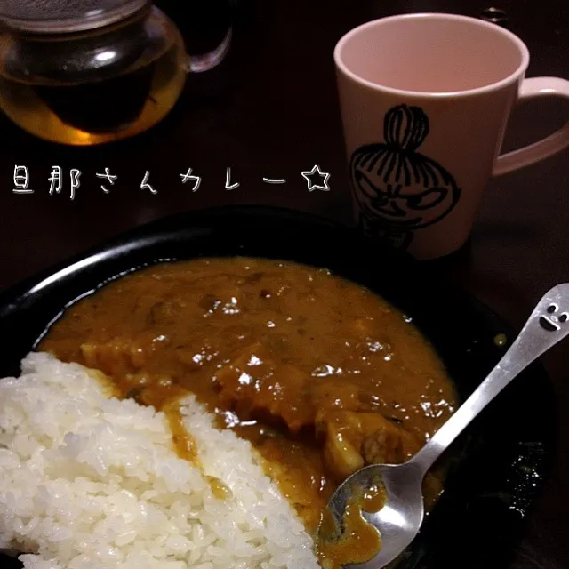 旦那さんの得意料理 茄子とゴロゴロお肉の無水カレー|くまさん