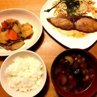 肉じゃが ぶりの煮付け|kyonさん