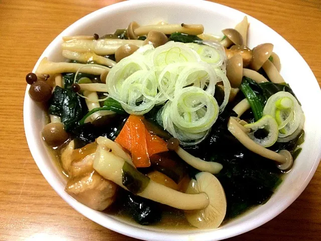 餡かけうどん|まりこさん