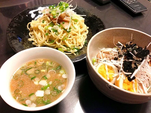 チャーシュー丼とつけ麺|けいしゅうママさん