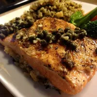 Grilled Salmon with Capers|charlesさん