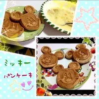 ミッキーパンケーキ☆★☆|たかひろさん