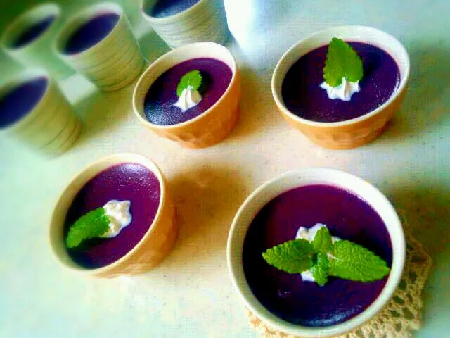 紫芋シリーズパート４　紫芋プリン(oﾟ▽ﾟ)o|みゆきさん