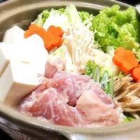 塩こうじ先輩の鶏鍋