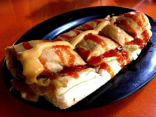 Cheese & Chicken Roti John|Kelvin Chenさん