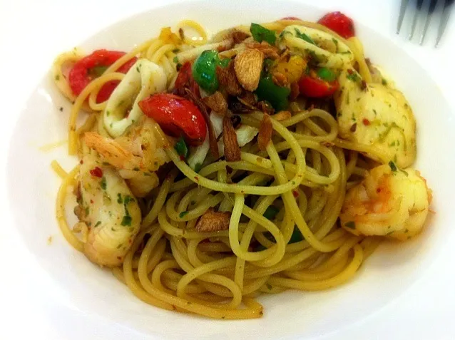 Seafood Spaghetti|Cindy Chanさん