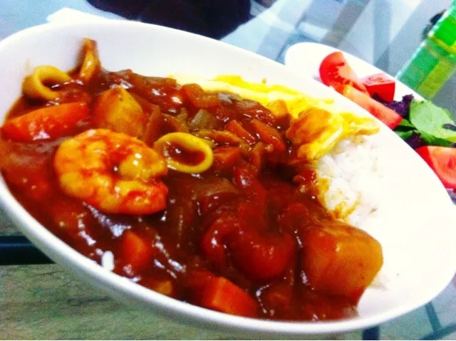 Seafood curry & rice|Naさん