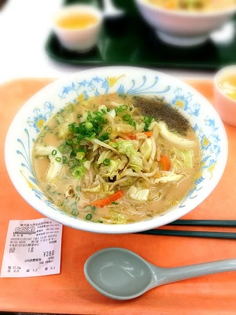 一日分の野菜がとれるトンコツラーメン|しゅうさん