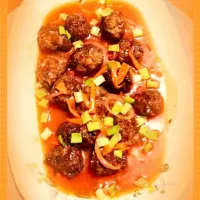 Sweet and Sour Meatballs|berna razaさん