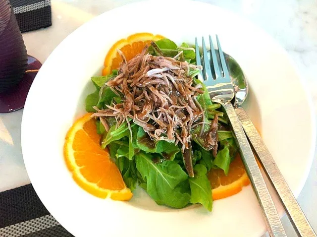 Rocket salad with duck|kittimawadeeさん