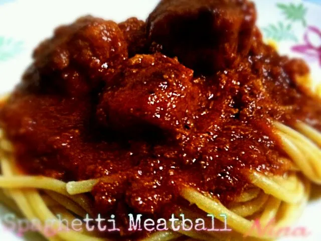 Bolognese Spaghetti meatball|Azlina Ahmadさん