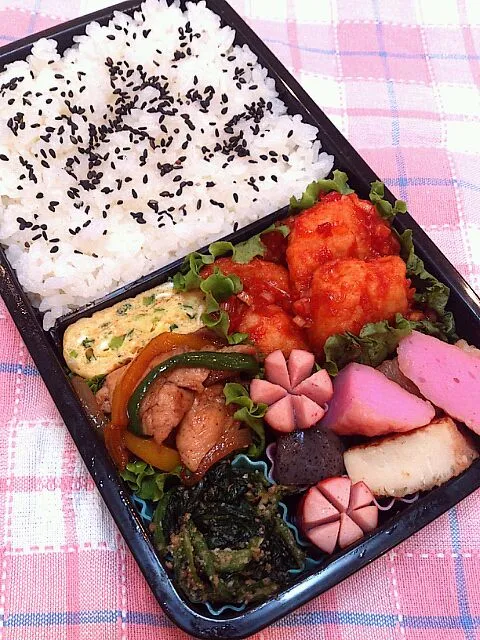 Snapdishの料理写真:12,11.15 男子高校生弁当|yukiさん