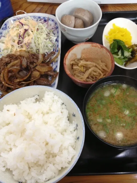 焼肉定食６５０円|おっちさん