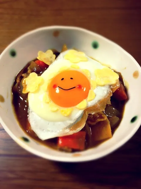 Snapdishの料理写真:お花くんカレー|ゆっこさん