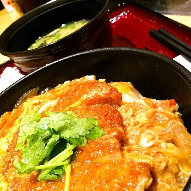 カツ丼定食|かじぃさん