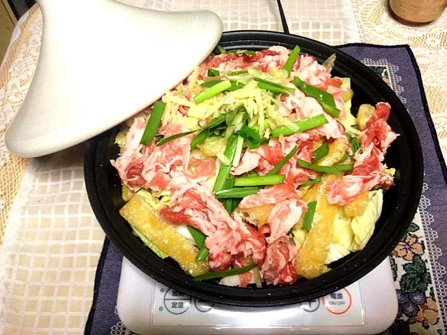 豚肉、白菜、油あげのタジン鍋|sakumaさん