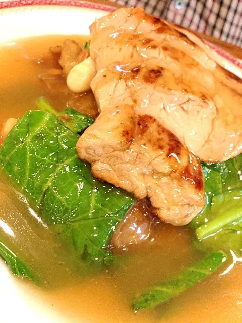 Pork chop Thai style noodle|PhUnGさん