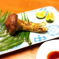 Snapdishの料理写真:国産まつたけ焼き|北村 智さん