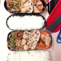 Snapdishの料理写真:中２男子の作るお弁当✨|ちーちゃんさん