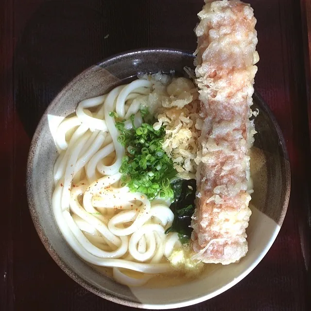 「あづまうどん」のかけ小＋ちくわ天（まるごと）|fujii saburoさん