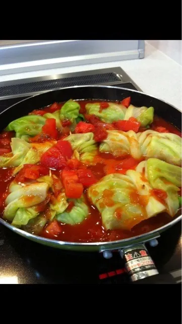 cabbage roll in tomato sauce|AnJ... いただき🌺さん