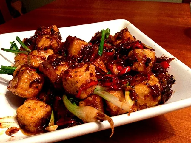 Spicy tofu stir fry|michael rylanderさん