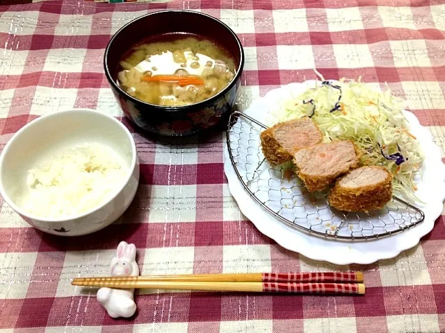 ヒレカツ定食チックなもの|ゆたさん