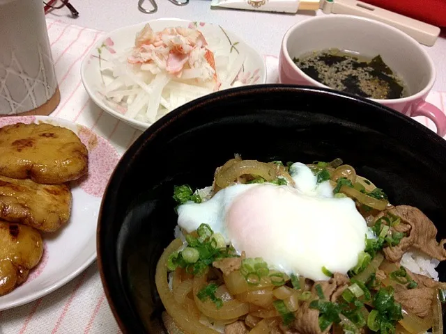 ネギ玉牛丼|みゆさん