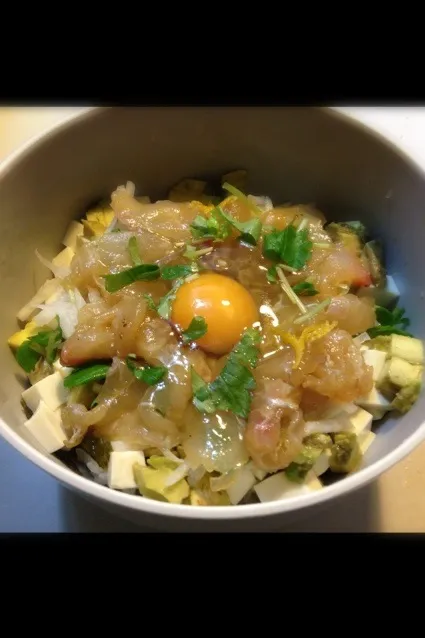 づけ丼 ユッケ風|nofishさん