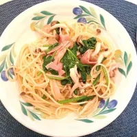 ほうれん草とベーコンのパスタ|naoさん