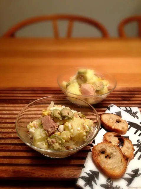 ツナとオリーブのポテサラぴりり柚子胡椒風味|chiharuさん