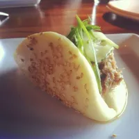 Duck confit taco.|kate tannuraさん