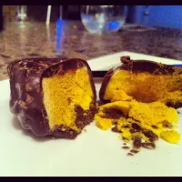 Snapdishの料理写真:Chocolate covered honeycomb candy. So decadent.|kate tannuraさん