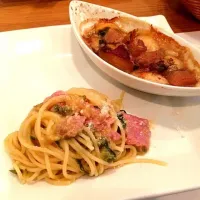 Snapdishの料理写真:パスタ2種|すみさん