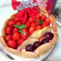 カップルズのフルーツたっぷりクリスマスケーキ|果実の国カップルズさん