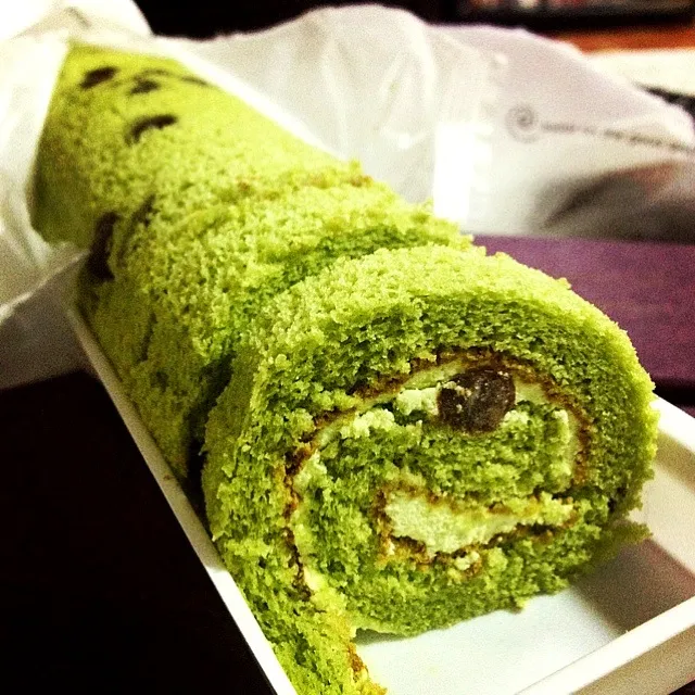 Green Tea Cake Roll|tzean chenさん